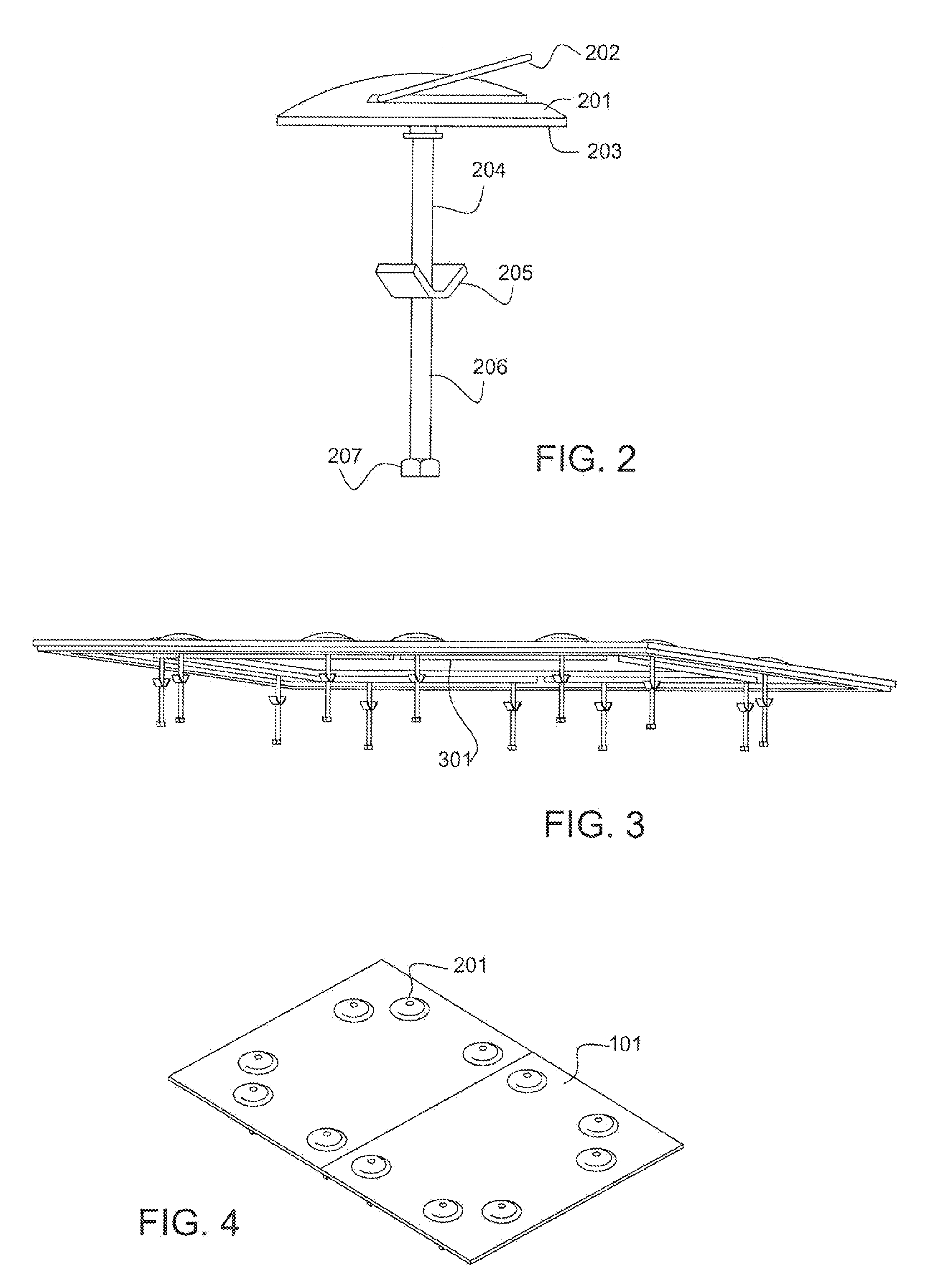 Portable flexible sealing device for grated openings