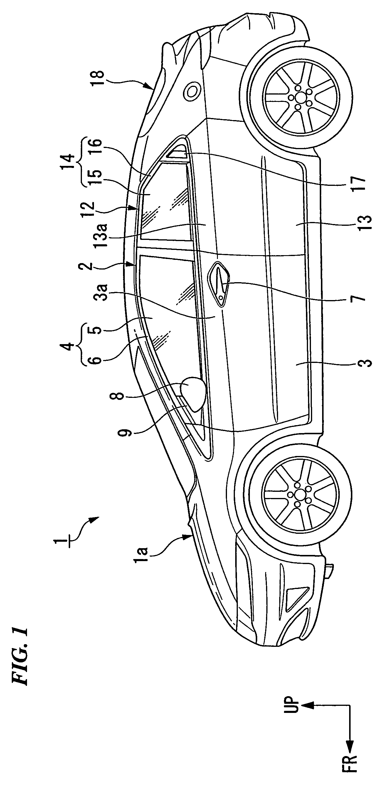 Press-molded door beam for a vehicle, having a longitudinal groove part protruding at the beam end