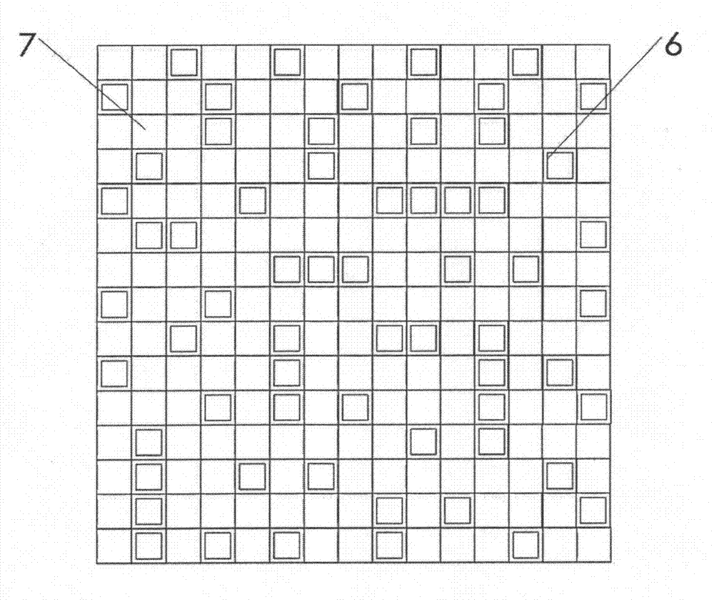 Checkerboard pattern type stereo storage rack