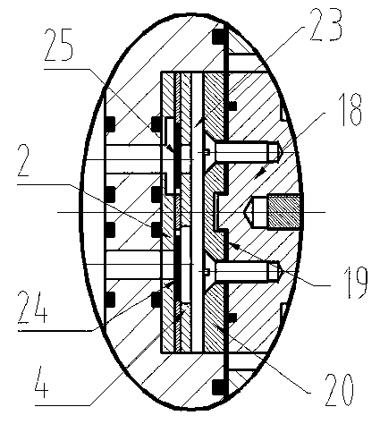 Giant magnetostrictive hydraulic pump and working method thereof