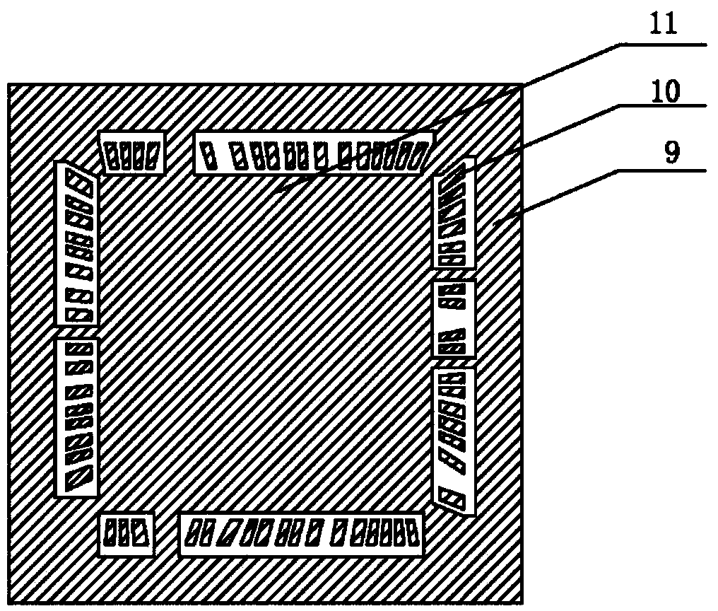 Leadless ceramic chip carrier packaging structure and process for manufacturing same