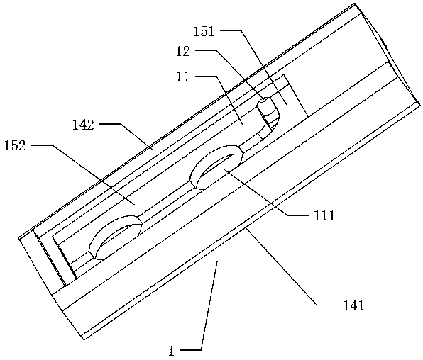 Micro-fluidic-channel miniature assembly type biosensor structure