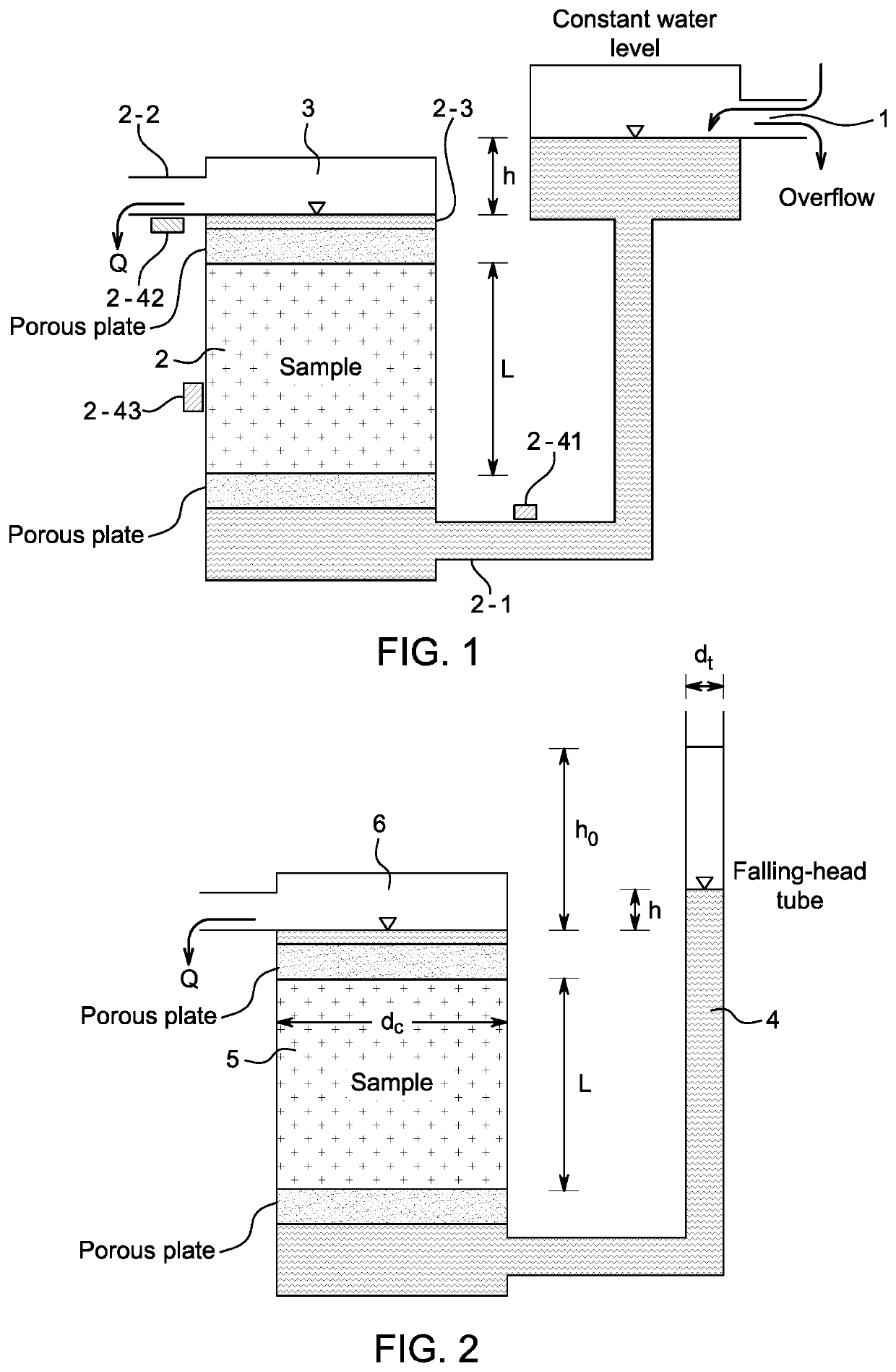 Hydraulic confinement and measuring system for determining hydraulic conductivity of porous carbonates and sandstones