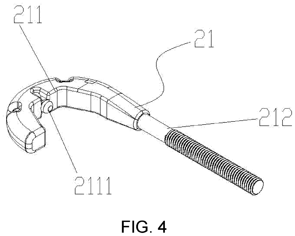 Integrated opposite hook wire clamp