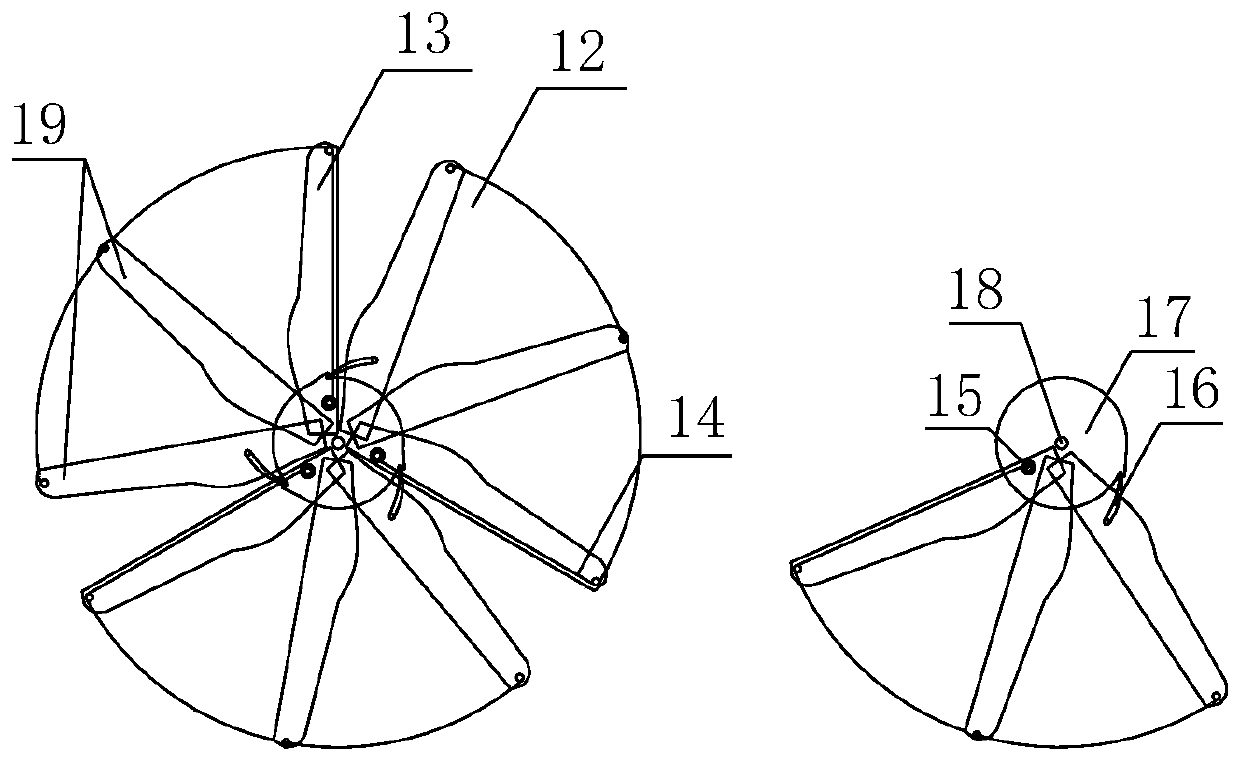 Wind turbine generator device integrating function of power generation and wind supply