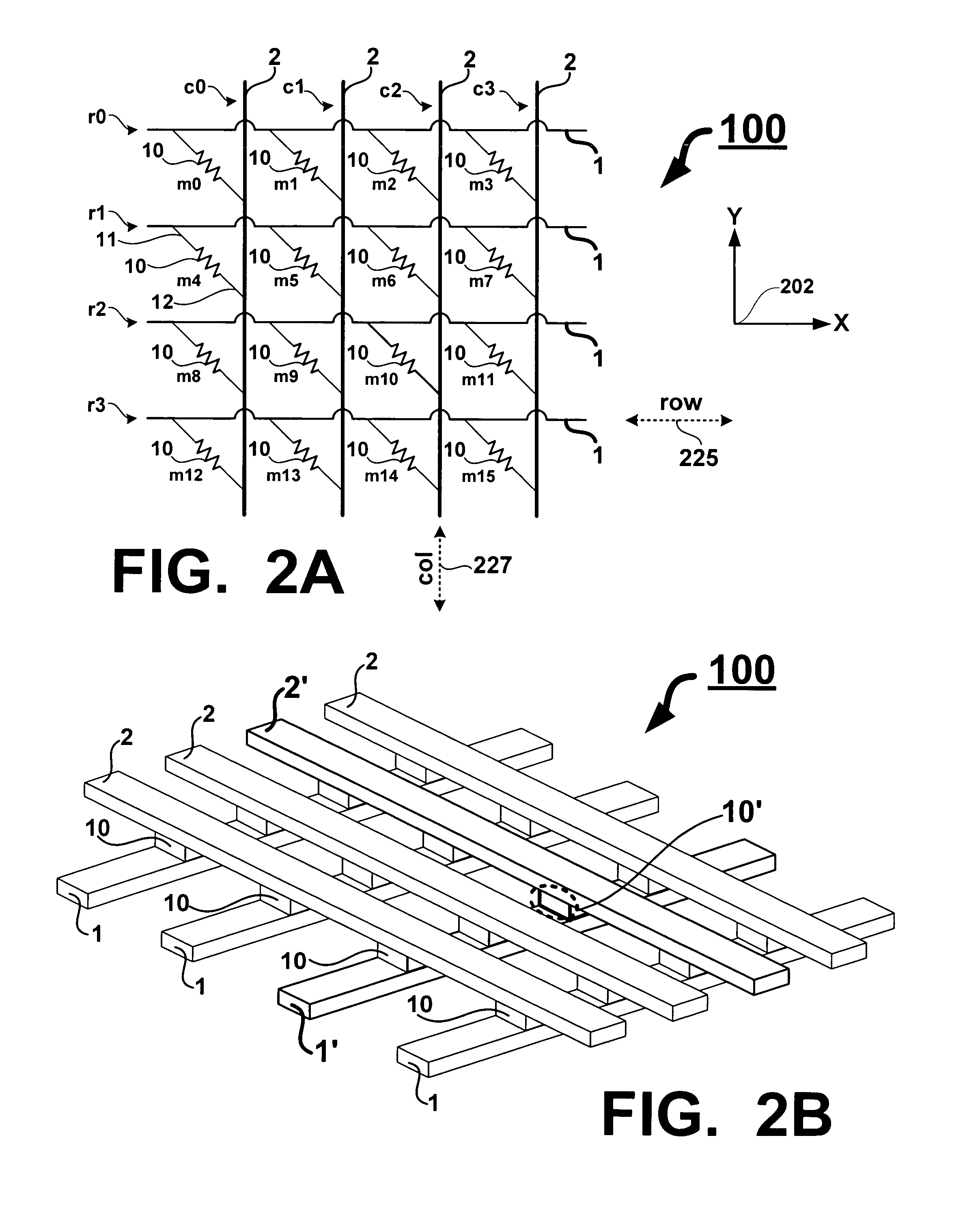 Sensing a signal in a two-terminal memory array having leakage current