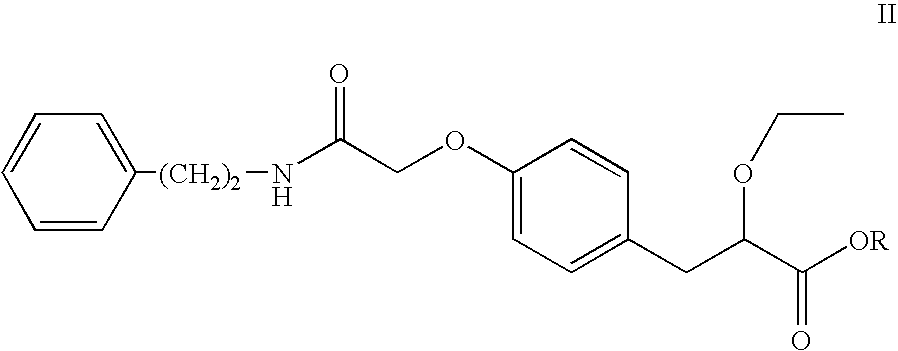 Process for preparing (2s)-3-(4-{2-[amino]-2-oxoethoxy}phenyl)-2-ethoxypropanoic acid derivatives