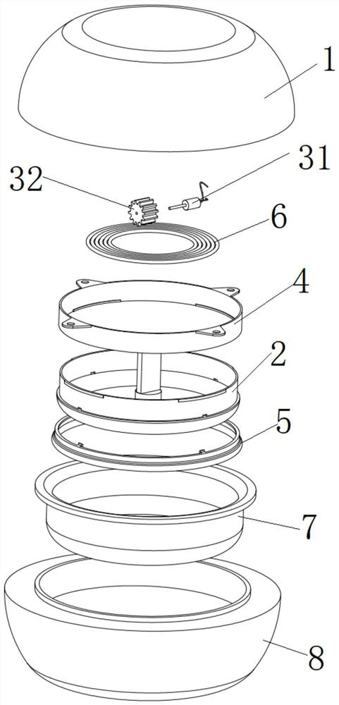 Cooker cover assembly, matching structure of cooker cover assembly and inner pot and electric rice cooker