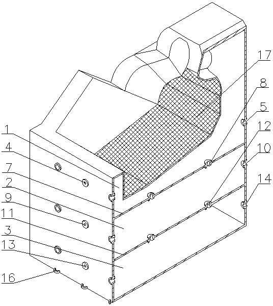 Working method of airborne occupant multi-stage airbag cooperative buffer seat