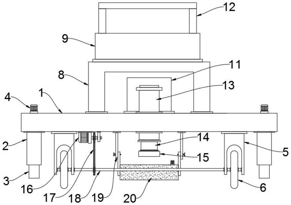 Portable bearing capacity detection device for highway bridge and use method of portable bearing capacity detection device