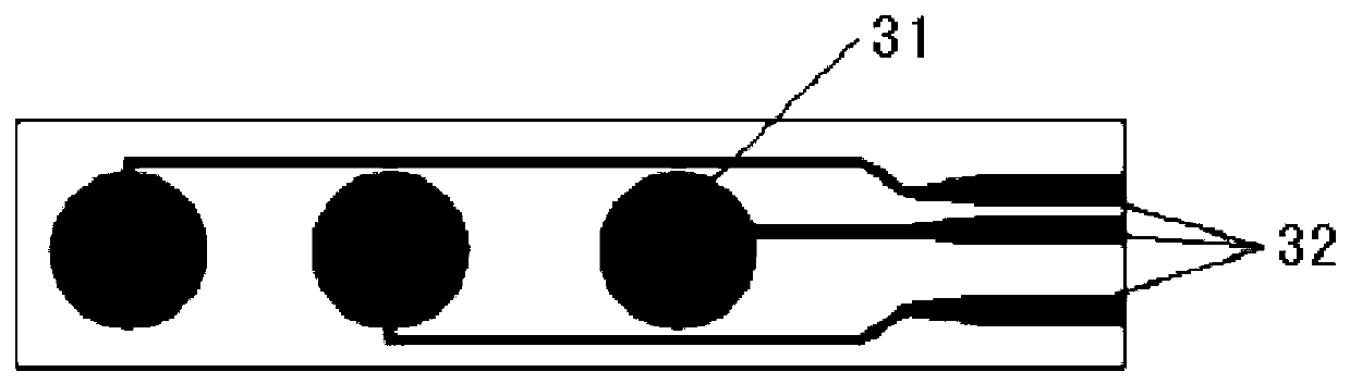 Piezoelectric electret film button