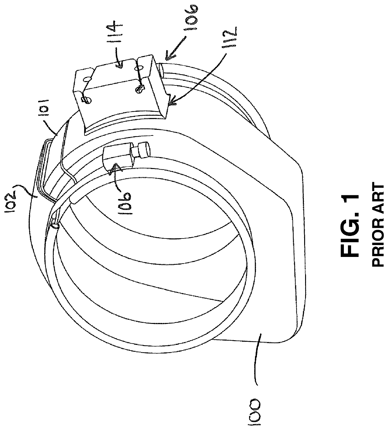 Joint cover with improved manifold block for duct leak detection system