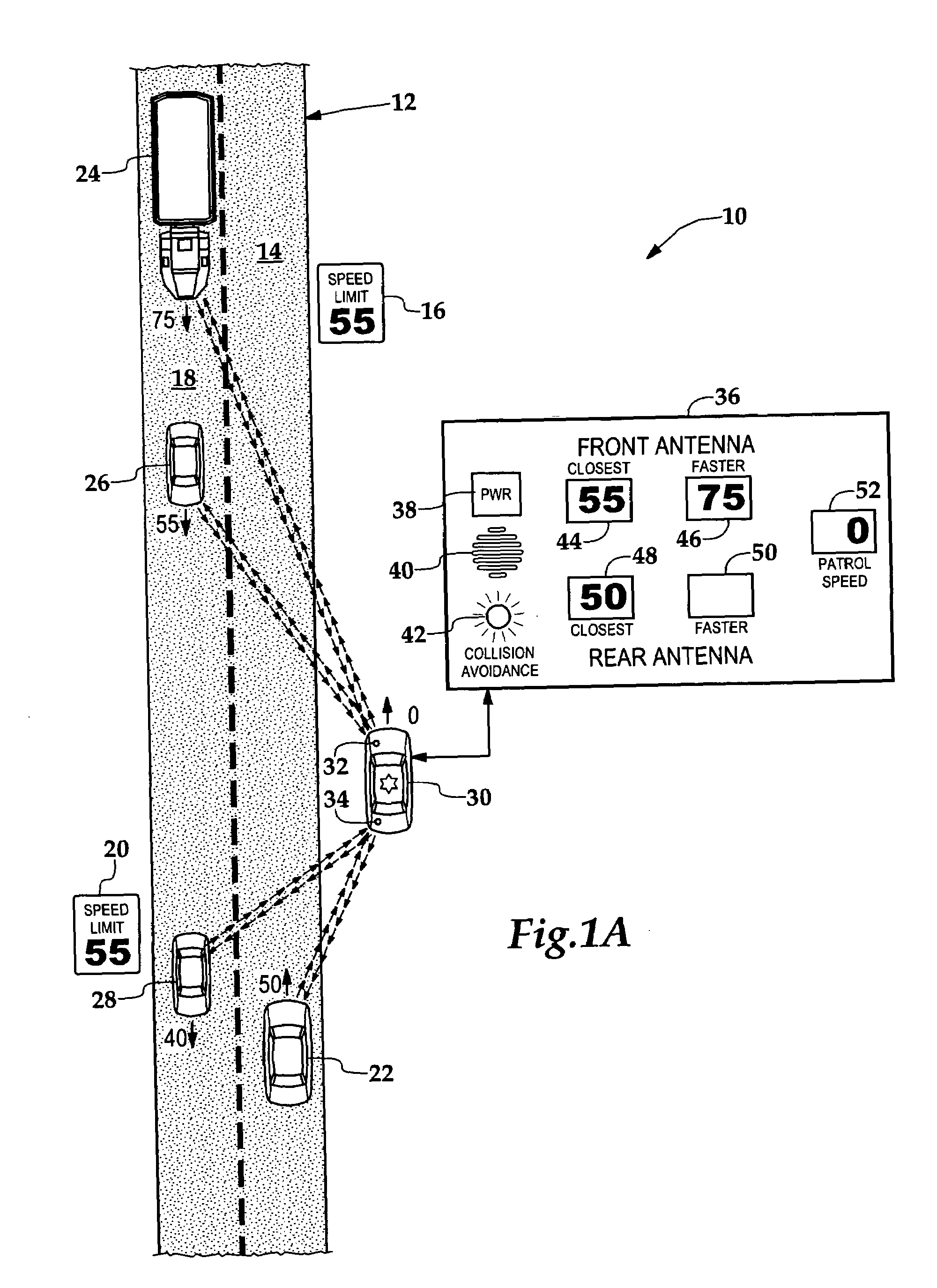 System and method for calibrating a vehicular traffic surveillance Doppler radar