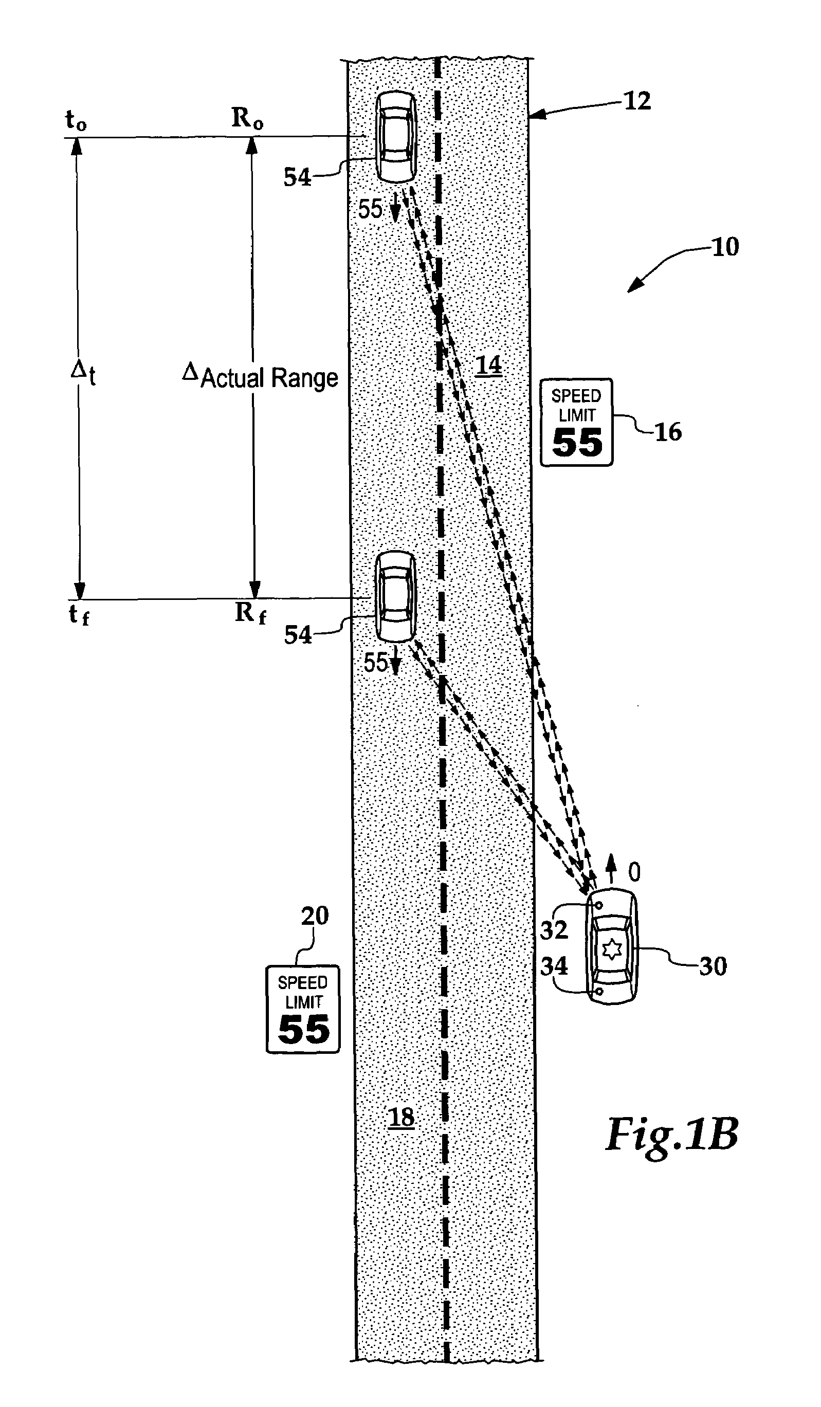 System and method for calibrating a vehicular traffic surveillance Doppler radar