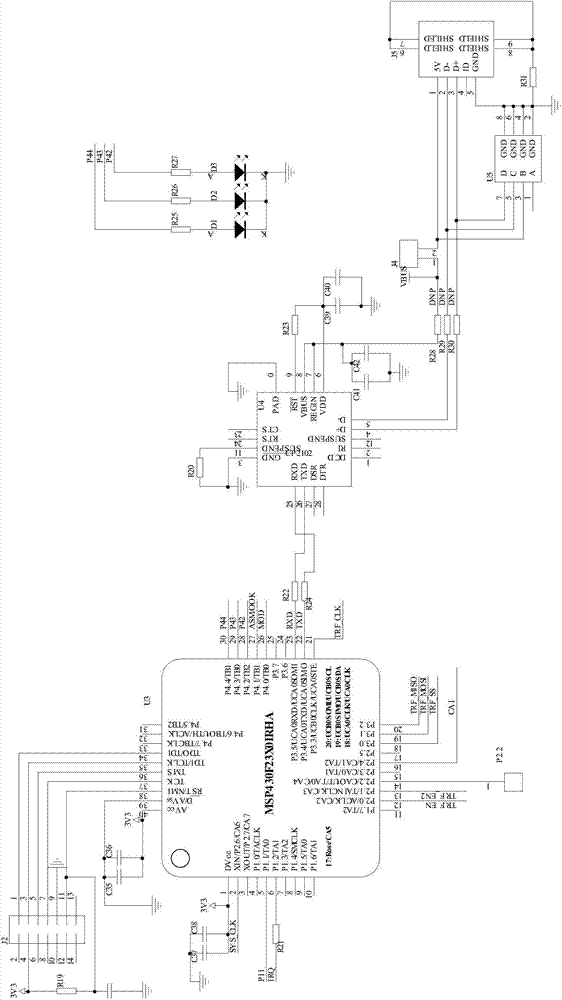 Radio frequency card detection device and radio frequency card detection method thereof