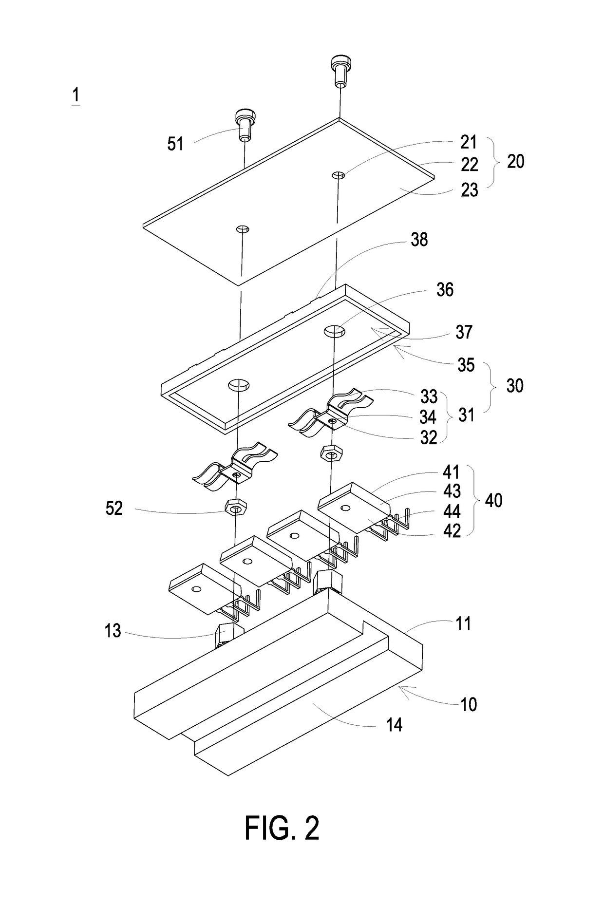 Power module assembly and assembling method thereof