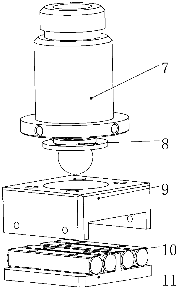 Stereo standard device for multi-system coordinated measurement calibration