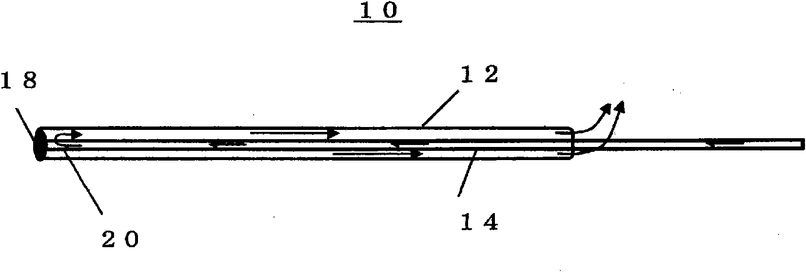 Needle probe for cooling operation and cooling operation system