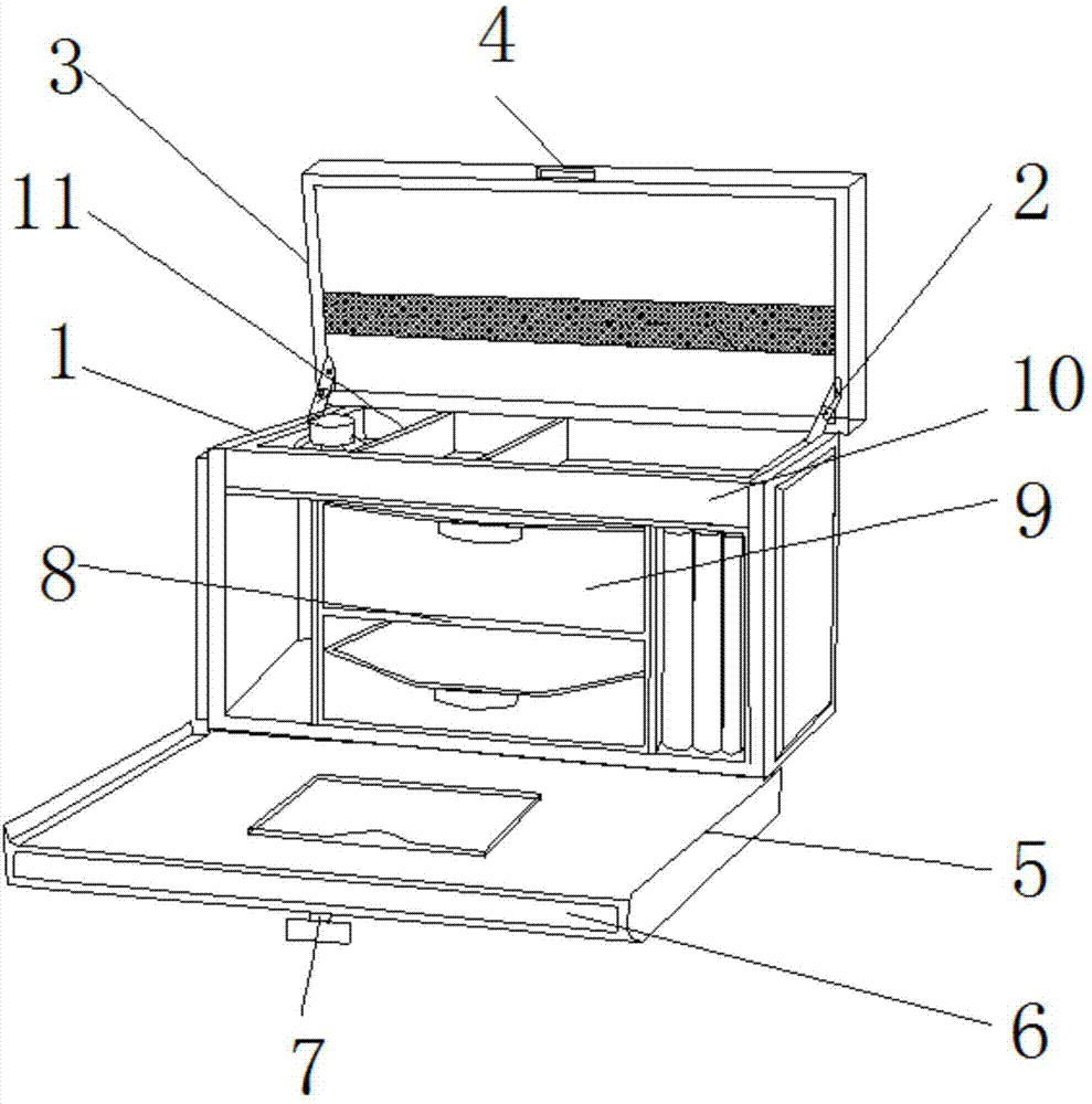 Storage box of teaching products