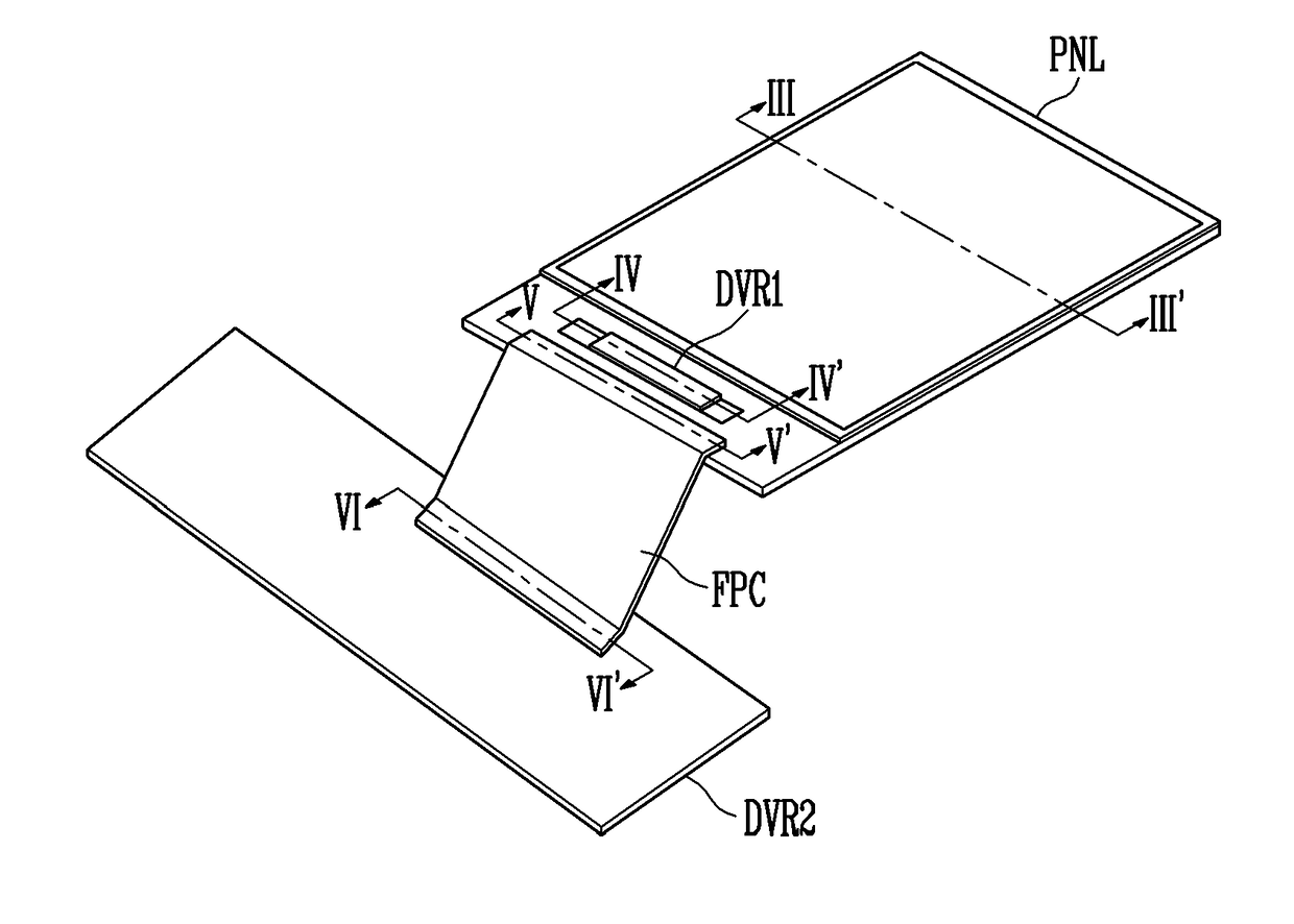 Substrate, electronic device and display device having the same