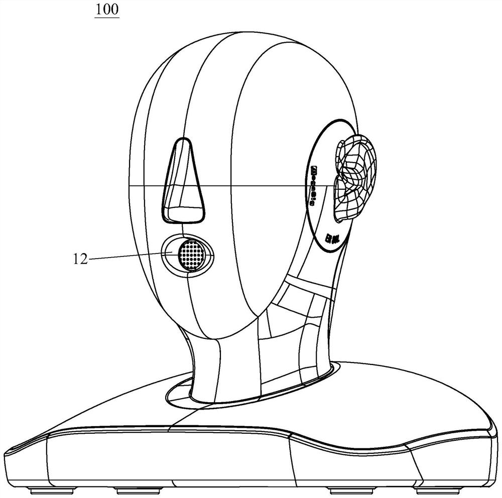 Human head model ENC testing device for simulating intracranial mouth-to-ear sound path conduction