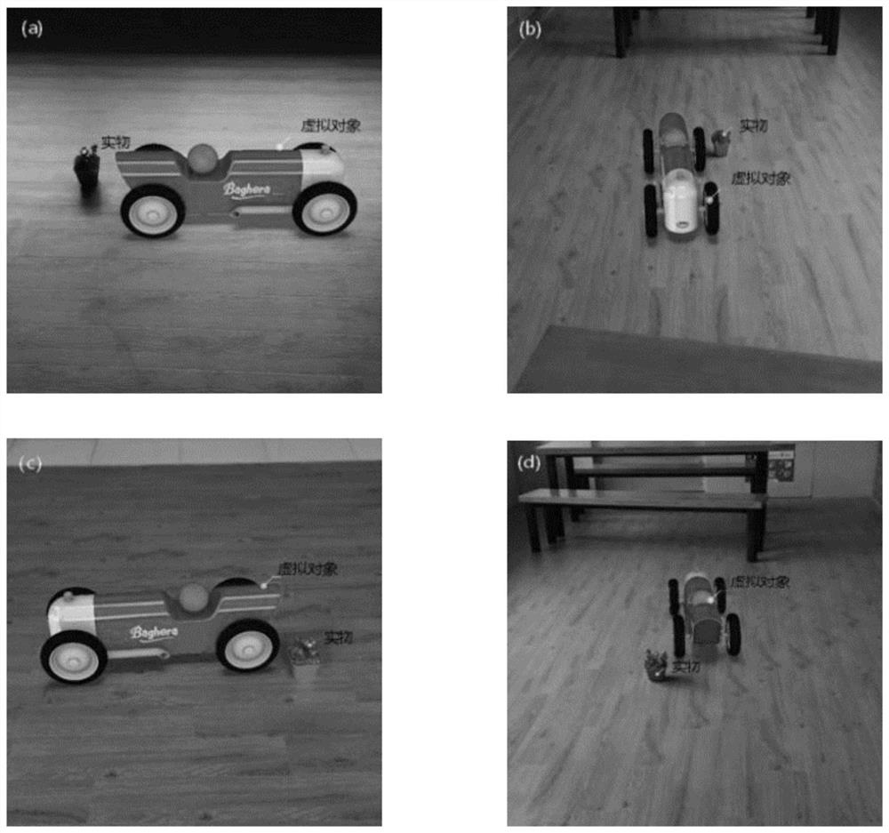 Three-dimensional tracking registration method for augmented reality