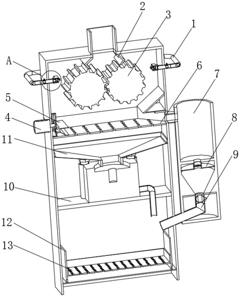 Extraction device for preparing ampelopsis grossedentata