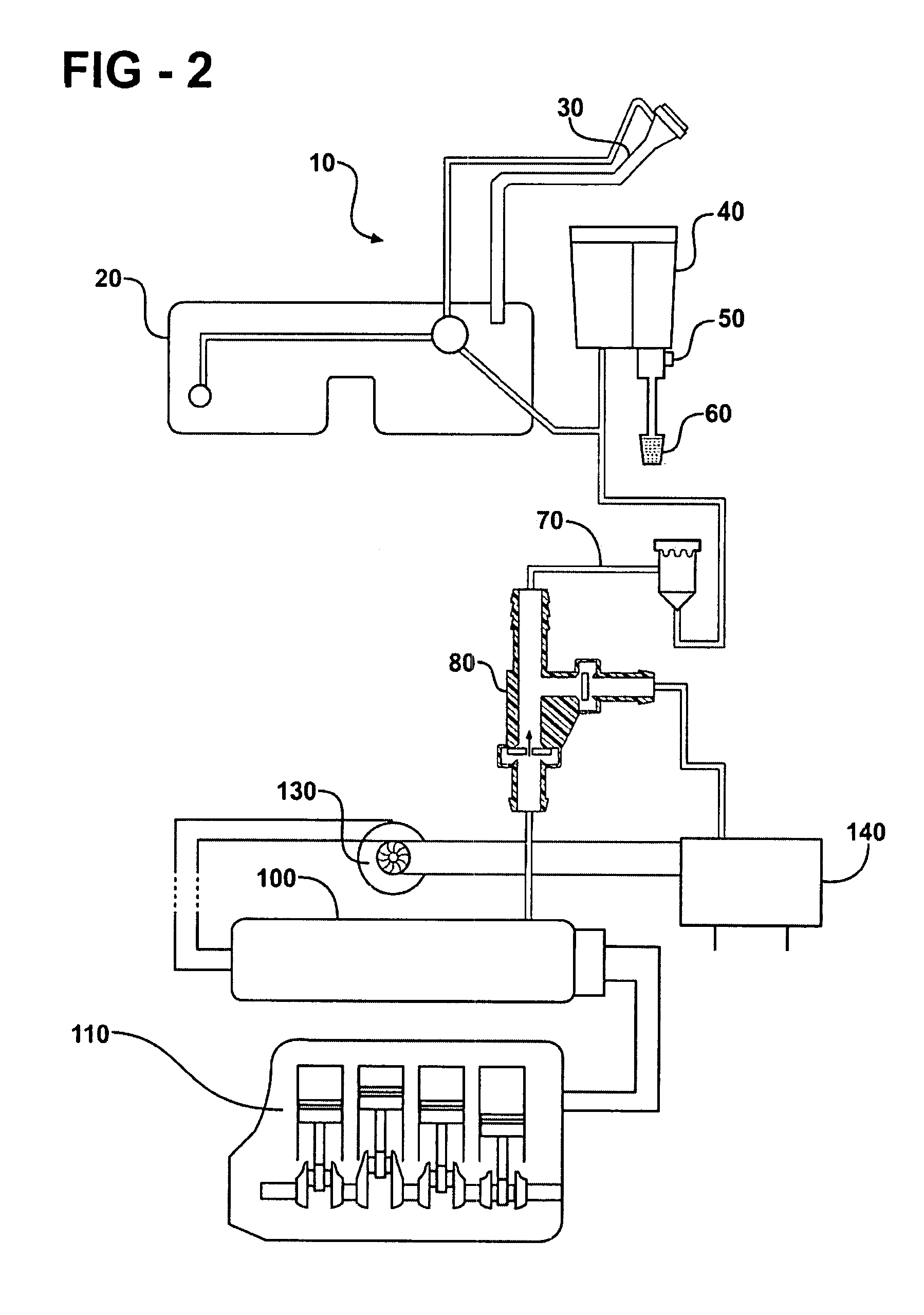 Multi-port check-valve for an evaporative fuel emissions system in a turbocharged vehicle