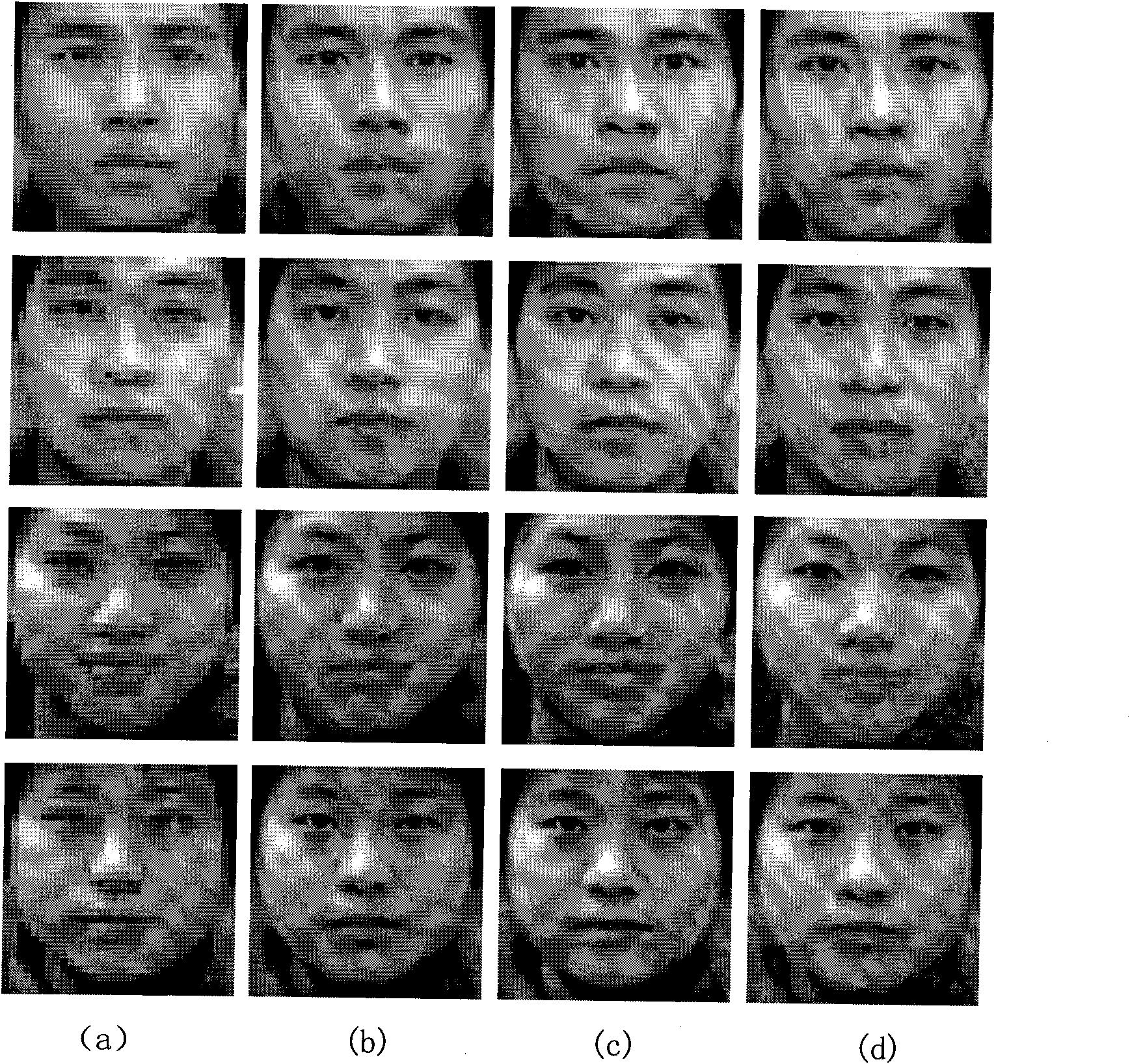 Face image super-resolution reconstructing method based on canonical correlation analysis