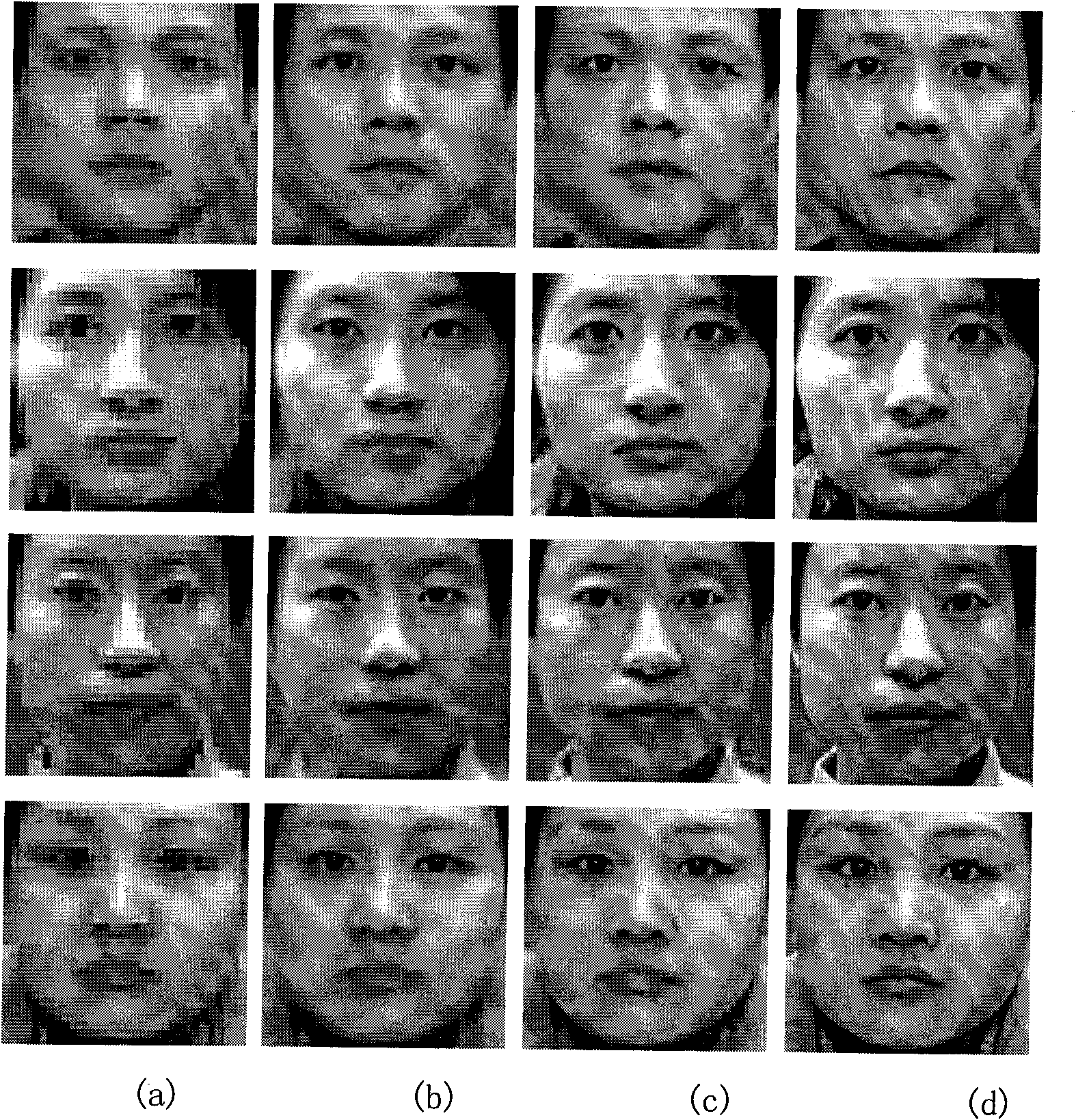 Face image super-resolution reconstructing method based on canonical correlation analysis