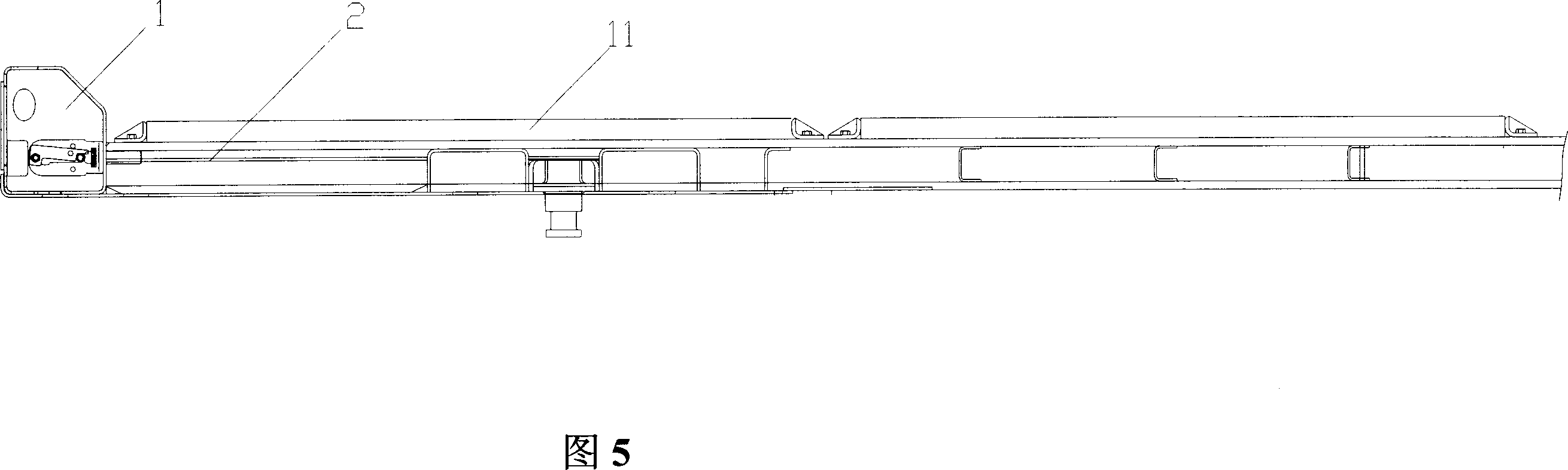 Dismountable container transport semi-trailer