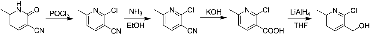 Method for preparing 2-amino-3-hydroxymethylpyridine