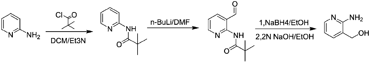 Method for preparing 2-amino-3-hydroxymethylpyridine