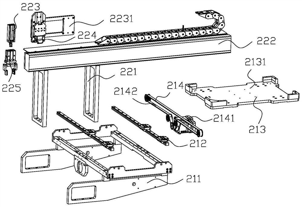 An electronic connector assembly equipment and its shell assembly device