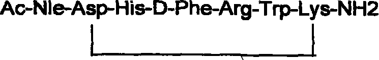 Solid phase synthesis technique for melanotan-II