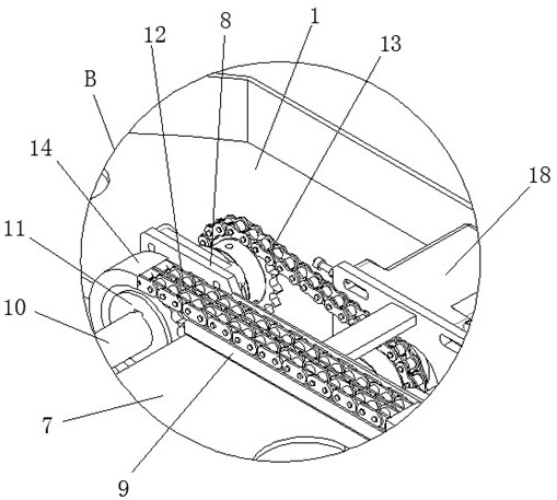 Telescopic winding machine rotating disc