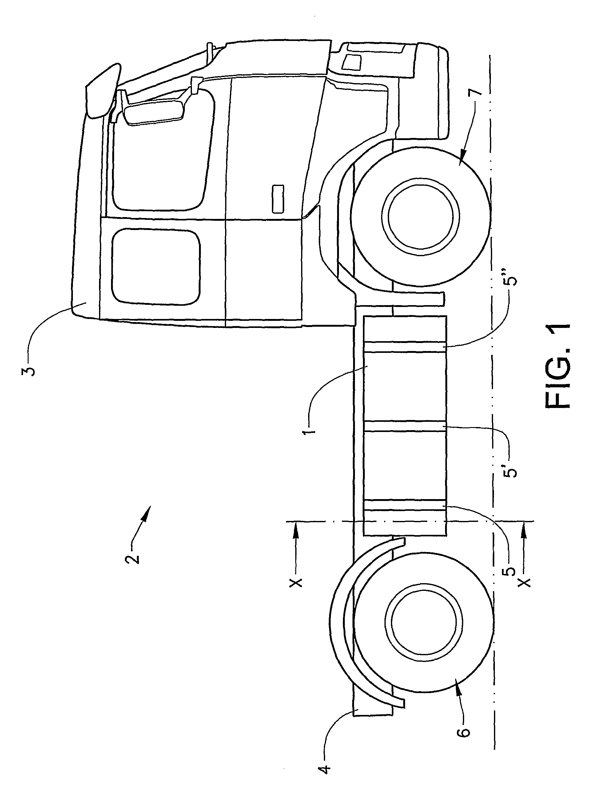 Device for use with liquid container for a vehicle and method for mounting said liquid container