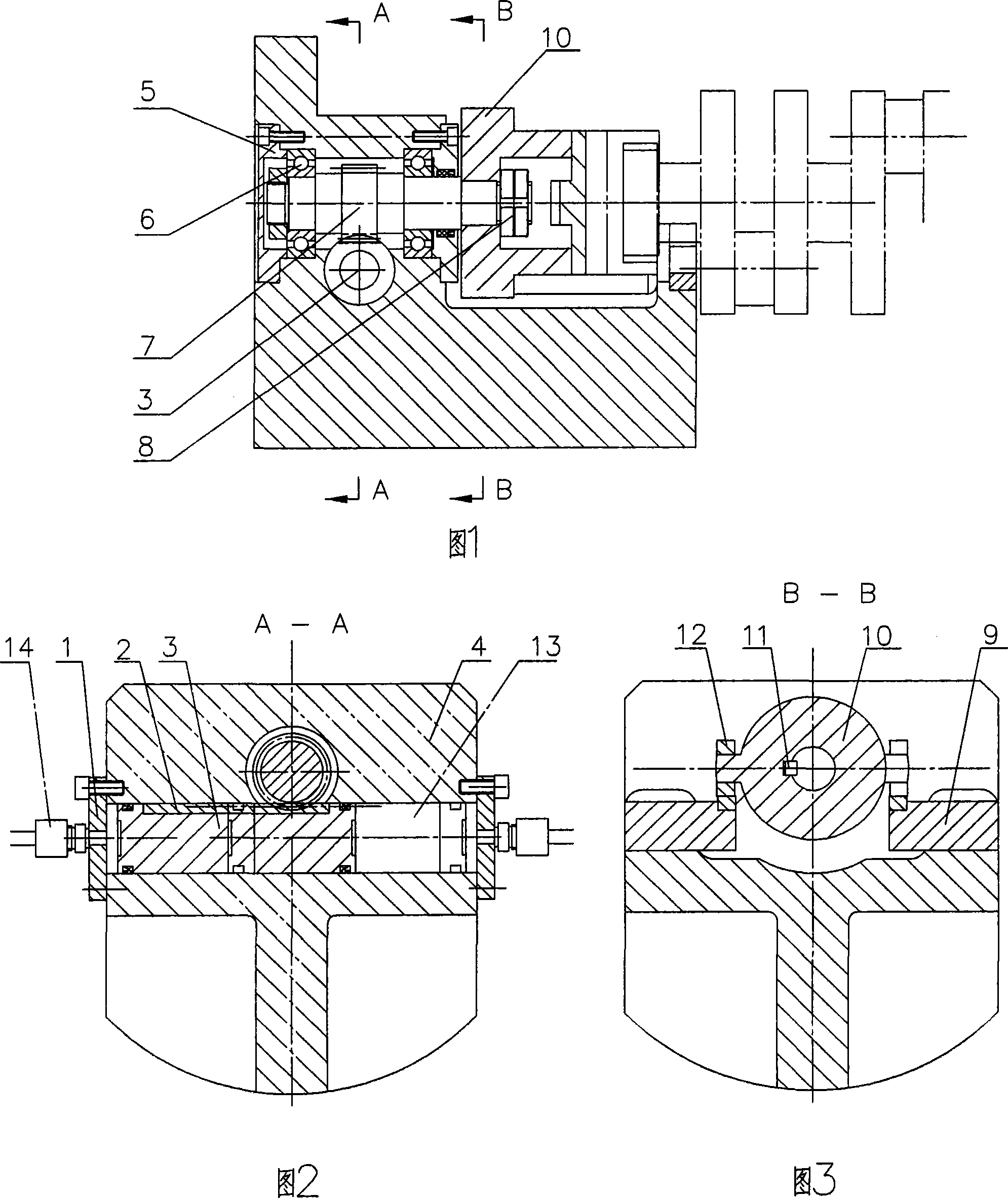 Automatic angle making device of 180-degree for grinding bent axle slotted lever neck