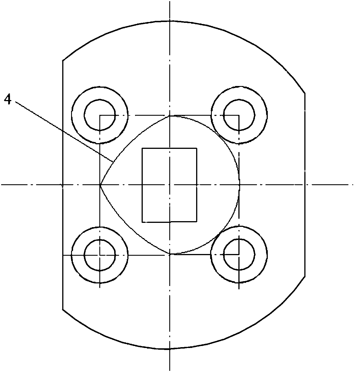 Press riveter with special-shaped head stripping plate