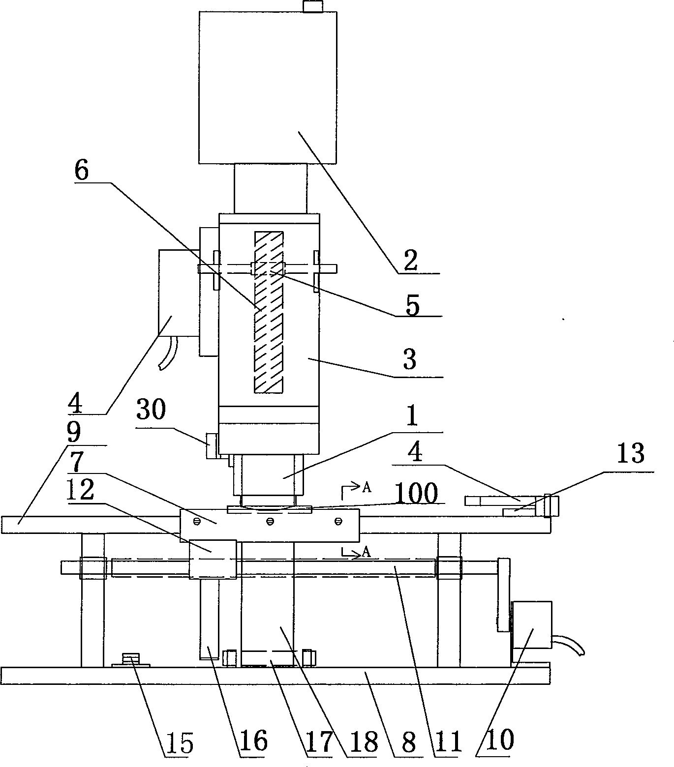 Microscope detection device of direct microscopy method milk somatic cell/bacteria automatic calculating instrument and microscope focusing method