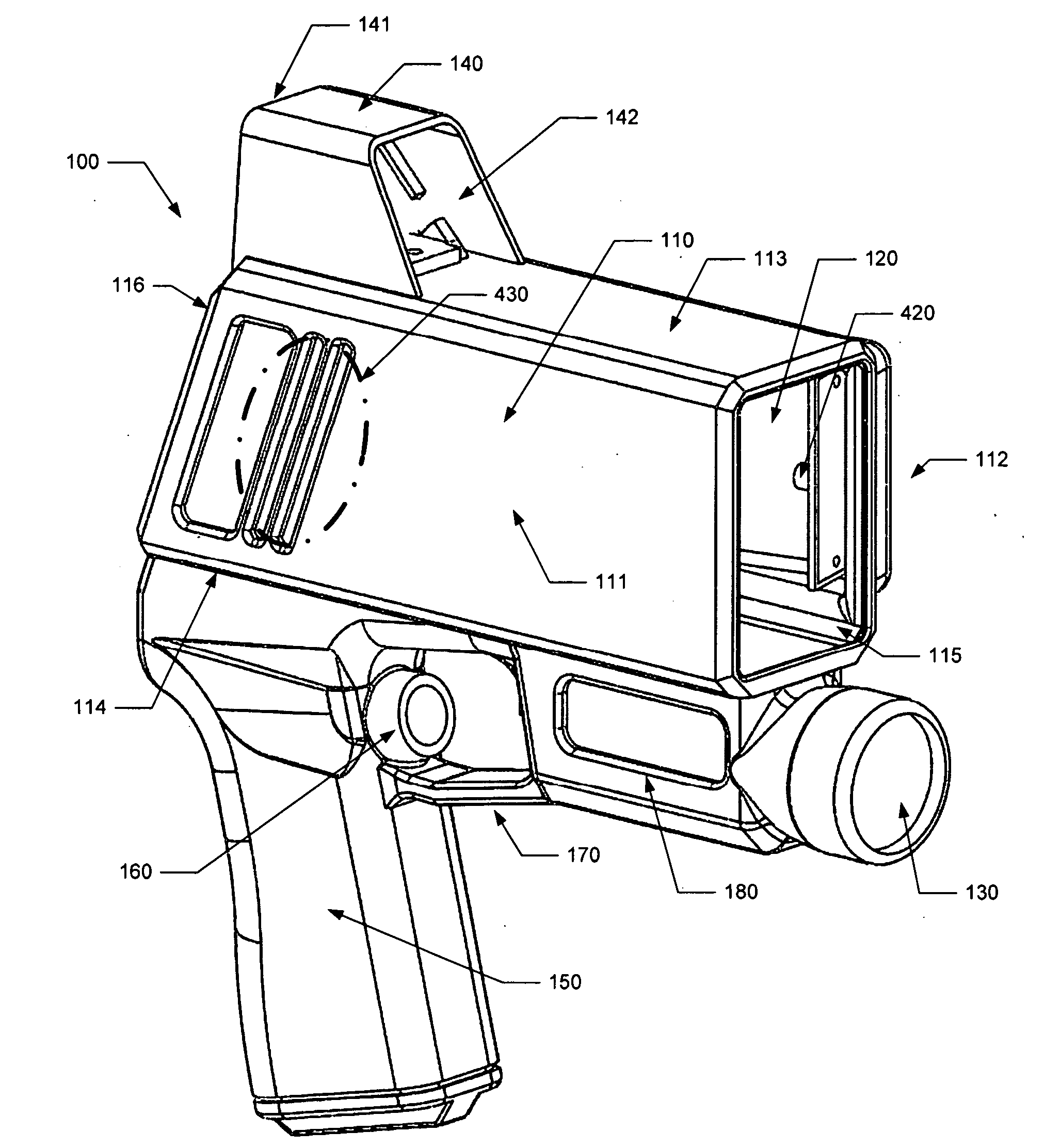 Lidar devices with reflective optics