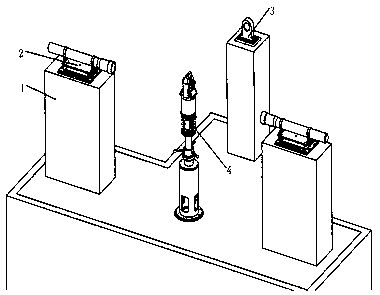 North orientation reference device for self calibrating