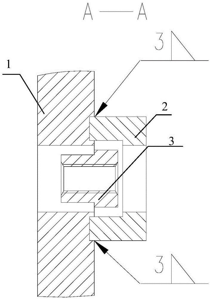 Fixing structure used for self-moving nut