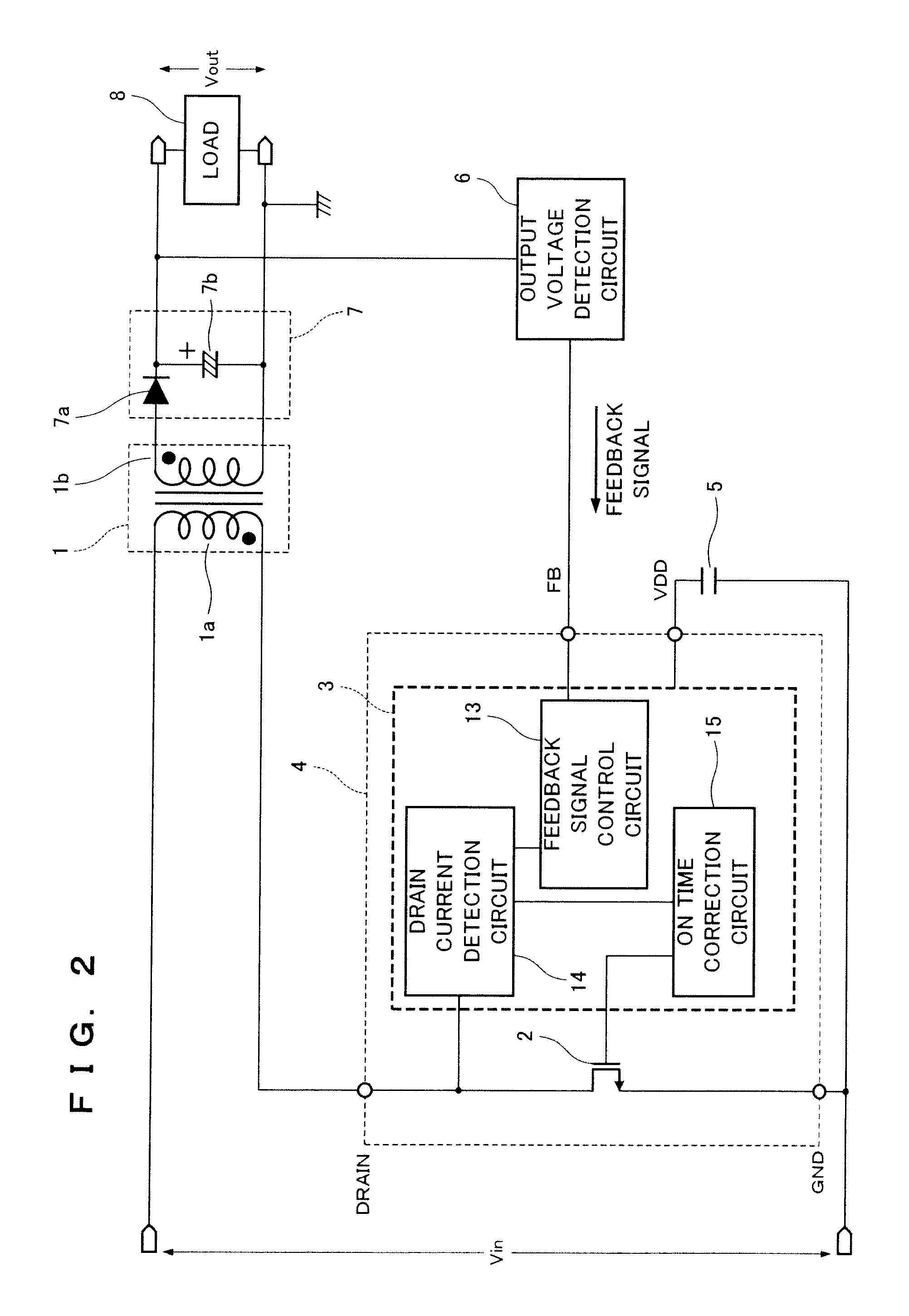 Switching power supply controller and semiconductor device used for the same