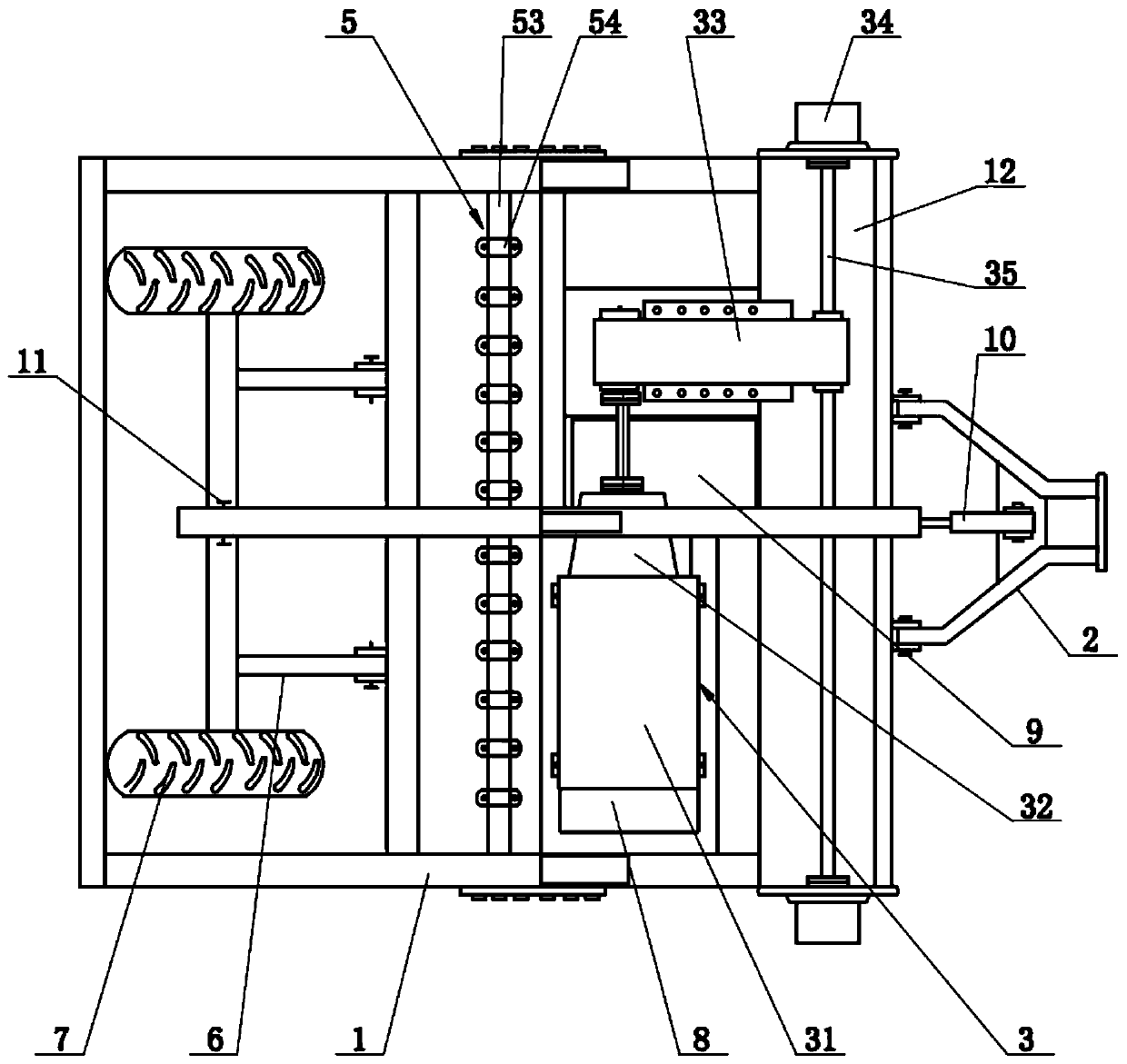 Soil preparation machine