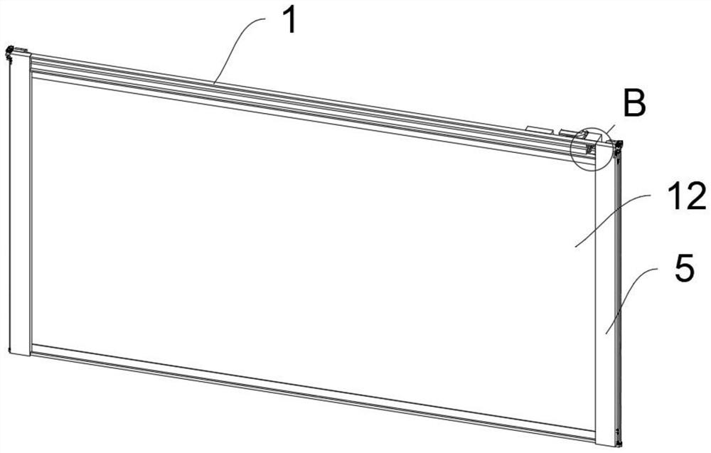 An electric curtain based on remote wireless communication control