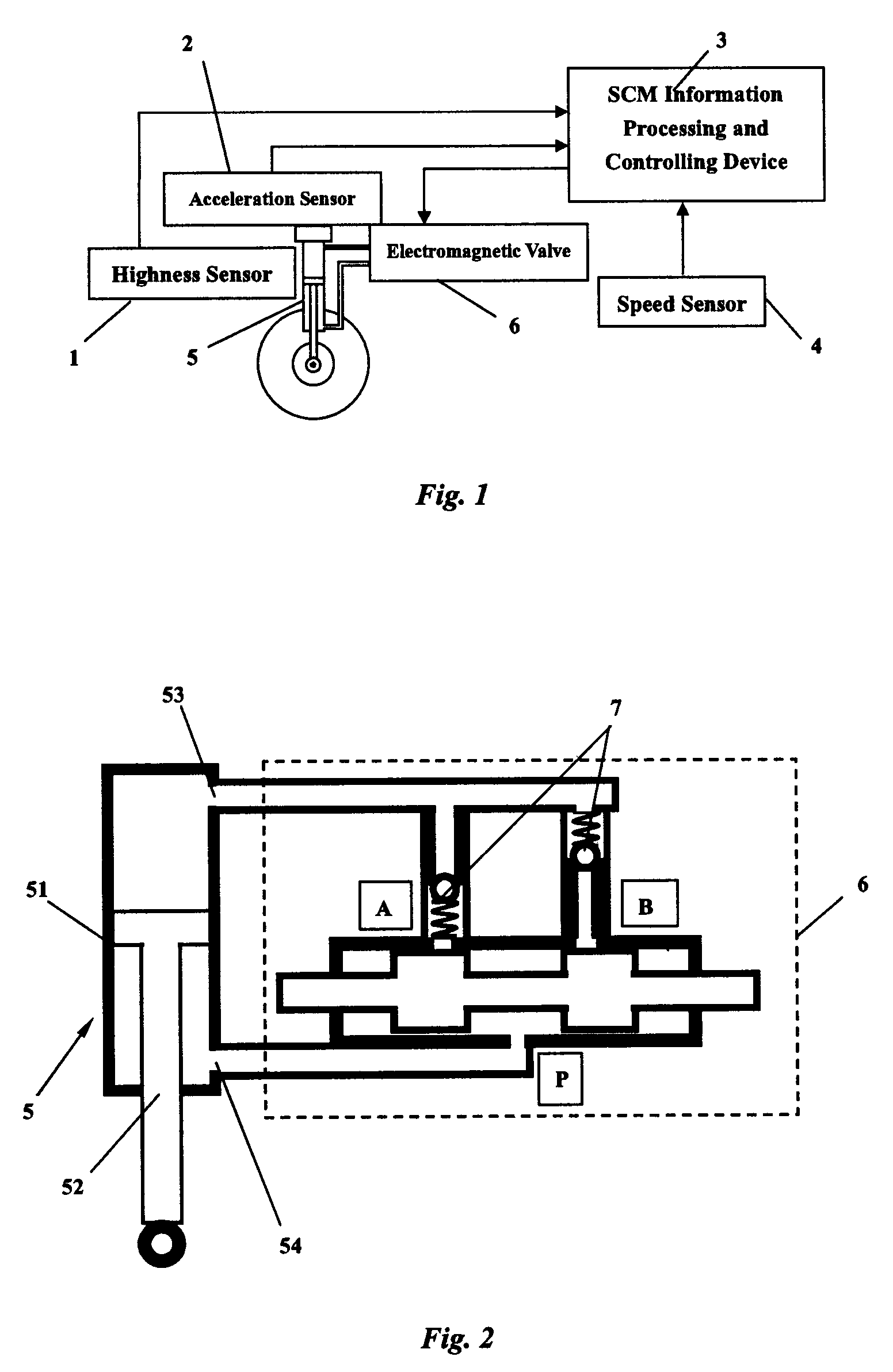 Method and system for electronic shock absorbing by adjusting the retractile status of a retractable absorber