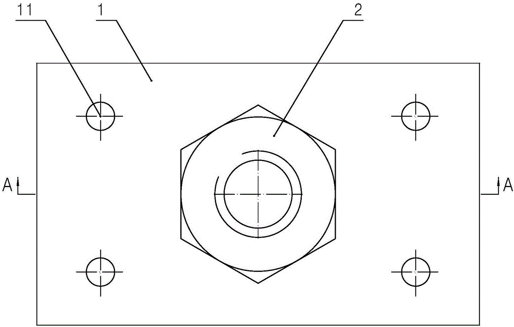 Welding method for embedded nut connecting piece