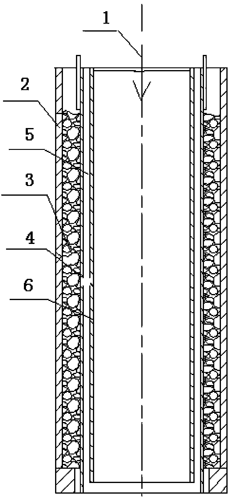 Method for manufacturing large hollow steel ingots by forced cooling with single sleeves