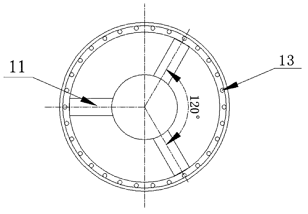 Method for manufacturing large hollow steel ingots by forced cooling with single sleeves